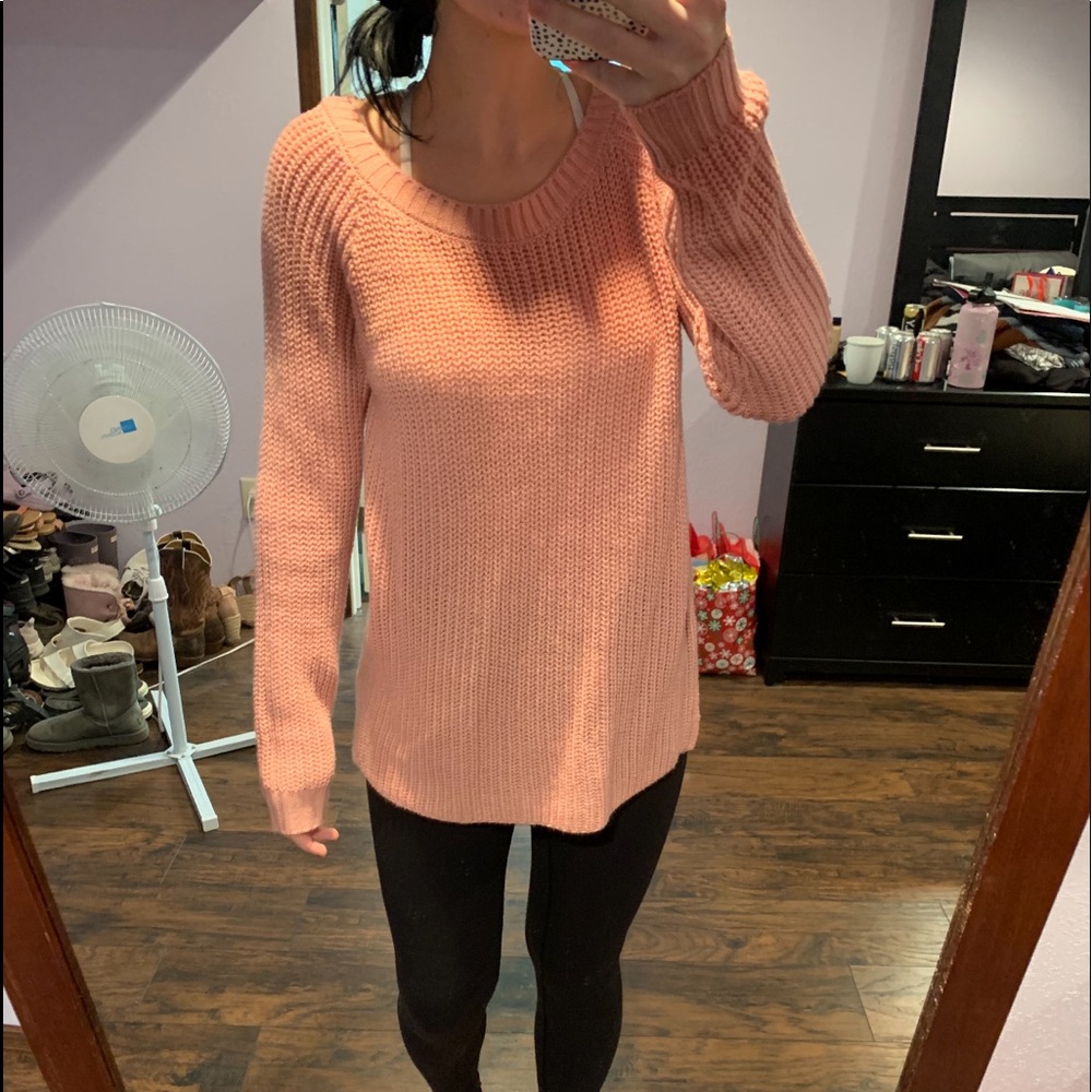 Pink sweater
